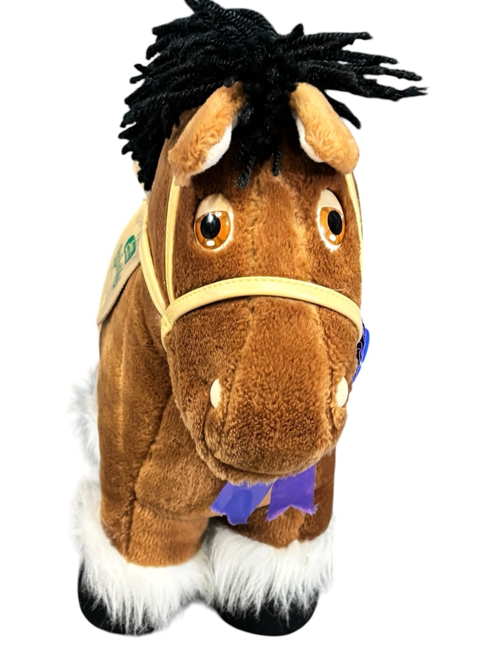 1984 Coleco Cabbage Patch Kids Show Pony With 1st Place Ribbon & Saddle Plush